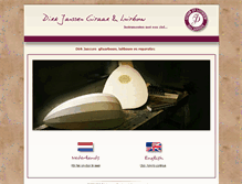 Tablet Screenshot of janssengitaarbouw.nl